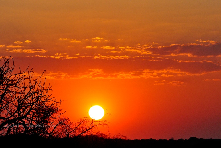 sunset at Zimbabwe